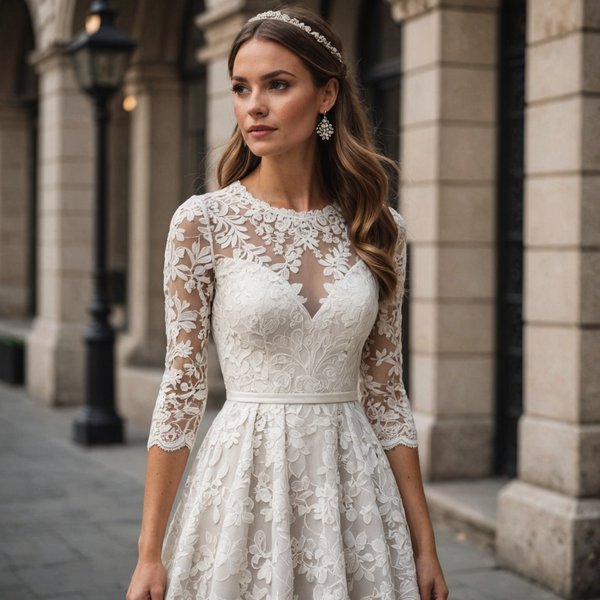 Quelles sont les meilleures façons de porter une robe en dentelle pour un mariage?